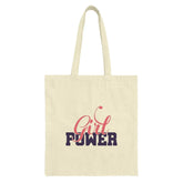 Girl Power Tote Bag, Feminist Tote, Empowerment Bag, Women's Gift, Trendy Tote, Strong Woman, Motivational Tote, Gift for Her, Book Bag - Tawshia
